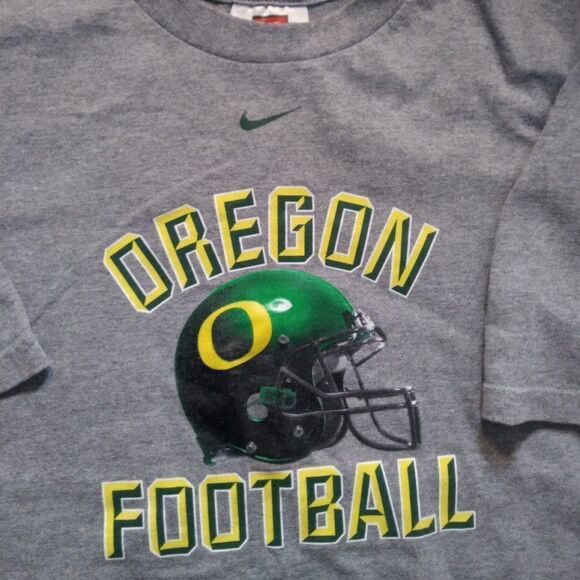 Vintage Nike Center Swoosh Oregon Ducks Football T-Shirt Travis Scott - Picture 1 of 8